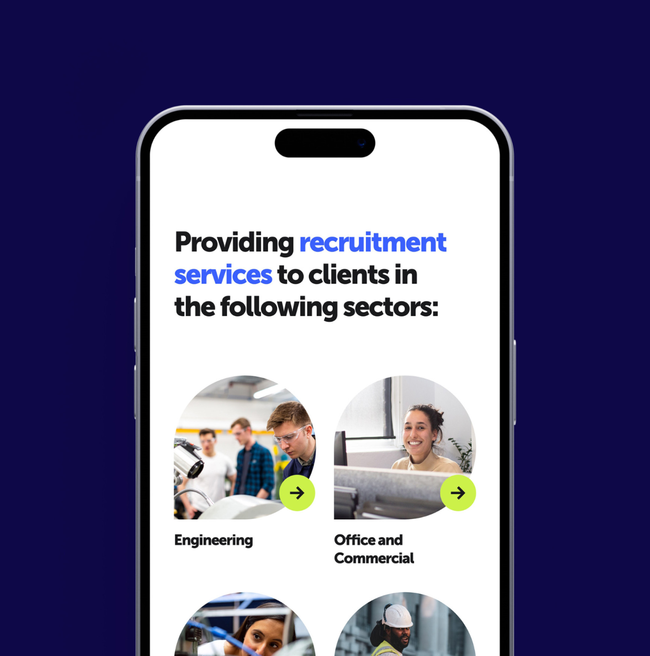 XCL website services on iphone